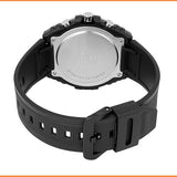 Casio Men's Chronograph Watch Analog Blue Dial with Black Resin Band, MWA-300H-2AVDF
