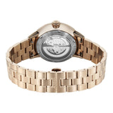 Titan Orbital Open Heart Automatic Analog Men's Watch with White Dial Carnation Gold Stainless Steel Strap, 90226WM01