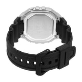 Casio Men's Watch Digital Dial Silver Case with Black Resin Strap, W-218HM-7AVDF