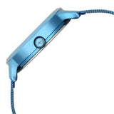 Fastrack Fleek Women's Watch Analog Silver Dial with Blue Mesh Band, 6210QM01