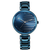 Fastrack, Women's Watch Analog, Blue Dial Blue Stainless Steel Band