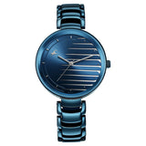 Fastrack, Women's Watch Analog, Blue Dial Blue Stainless Steel Band
