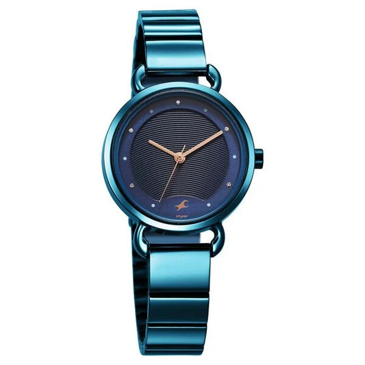 Fastrack, Men's, Analog Watch, Blue Dial, with Stainless Steel Band, FA-6221QM02