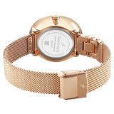 Fastrack Fleek Women's Watch Analog Rose Gold Dial with Rose Gold Stainless Steel Band, 6300WM01