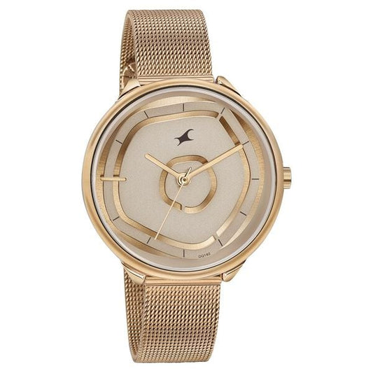 Fastrack, Men's, Analog Watch, Gold Dial, FA-6303WM01