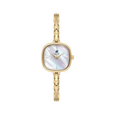 Beverly Hills Polo Club Women's Watch Analog Mother of Pearl Dial with Gold Stainless Steel Band, BP3748X.120