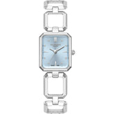 Lee Cooper Women's Analog Watch with Blue Dial and Stainless Steel Band, LC08393.300