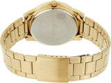 Casio Men's Watch Analog, White Dial Gold Stainless Steel Strap, MTP-V004G-7BUDF