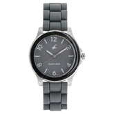 Fastrack, Women's Watch Analog, Grey Dial Grey Silicone Strap , 68009PP10