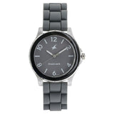 Fastrack, Women's Watch Analog, Grey Dial Grey Silicone Strap , 68009PP10