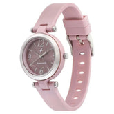 Fastrack 68015PP03 Watches Fastrack 68015PP03 Women's Analog Watch, Pink Dial Pink Silicone Strap, 68015PP03