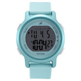 Fastrack, Women's Watch Analog, Blue Dial Blue Silicone Strap , 68027PP03