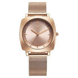 Fastrack Stunners Quartz Analog Women's Watch With Rose Gold Dial and Stainless Steel Strap,68043WM01