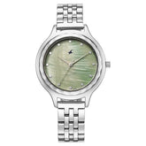 Fastrack, Men's, Analog Watch, Green Dial, with Stainless Steel Band, FA-68046SM04