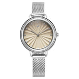 Fastrack Stunners Quartz Analog Women's Watch With Ivory Dial and Stainless Steel Strap, 68048SM02
