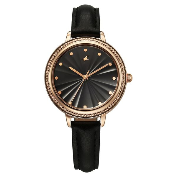Fastrack, Men's, Analog Watch, Black Dial, with Leather Band, FA-68048WL01
