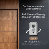 Commax Smart View IP Video Monitor 7" Connectable with PoE Switch + IP Door Bell Camera, CO-CIP-70QPT.CIP-D20YS