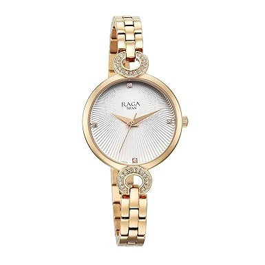 Titan, Men's, Analog Watch, Gold Dial, with Stainless Steel Band, TI-95278WM01