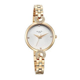 Titan Raga Women's Watch Analog White Dial with Rose Gold Stainless Steel Band, 95278WM01
