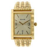 Sonata Men's Watch Analog Champagne Dial With Gold Stainless Steel Band, 7112YM02