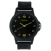 Sonata Men's Watch Analog Black Dial With Black Plastic Strap, 7119PP04