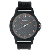 Sonata Men's Watch Analog Grey Dial With Black Plastic Strap, 7119PP06