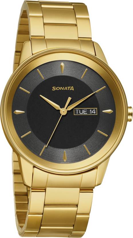 Sonata, Men, Analog, Watch, Grey Dial, Stainless steel Strap, 7133YM02