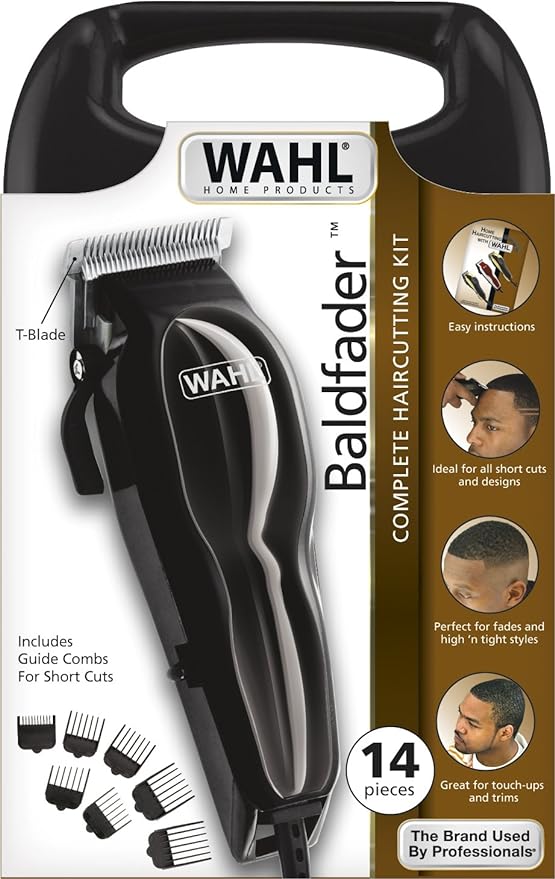 Wahl Bald Fader 14pc Haircutting Clipper, 79111-516