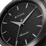 Titan Men's Analog Watch, Grey Dial with Stainless Steel Band, 10077QM01