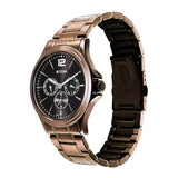 Titan Neo Splash Men's Multifunction Watch Brown Dial with Stainless Steel Band, 1698QM02