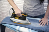 Black+Decker 1200W Heavy Weight Dry Iron, Black and Gold, F550