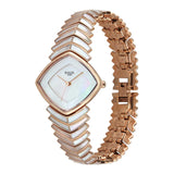 Titan Raga Women's Quartz Analog Watch, Mother Of Pearl Dial, Gold Metal Strap, TI-95393WM03