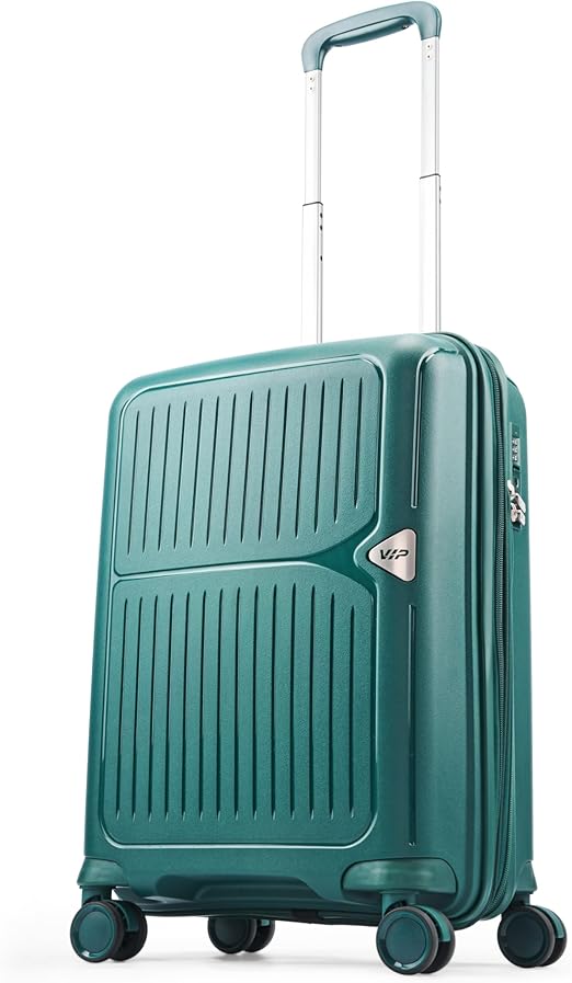 VIP Locus-Max 55cm 8 Wheel Hard Trolley Green, LOCUSMAX55GRN