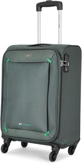 VIP 57cm, 4 Wheel Soft Casing Cabin Trolley, Grey, STAPPL57GR