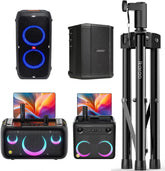 Ikarao Adjustable Height Speaker Stand Universal Tripod, 33" to 43" Extender,IK-X1X2STAND