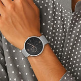 Titan Slim Men's Multifunction Watch Analog Black Dial With Silver Stainless SteelBrnach, 1877SM01