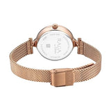 Titan Raga Showstopper Women's Watch Analog Pink Dial with Rose Gold Mesh Band, 95268WM01