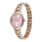 Titan Raga Women's Quartz Analog Watch, Pink Dial, Rose Gold11 Metal Strap, TI-95428WM01