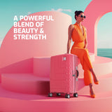 VIP Lexus 76cm Hard Case Trolley 8 Wheels Coral Red, LEXUS76CRL