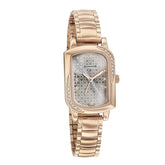 Sonata Women's Watch Analog Silver Dial With Gold Stainless Steel Band, 87001WM02