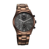 Titan Neo Splash Men's Multifunction Watch Analog Black Dial With Brown Stainless Steel Band, 1805KM08
