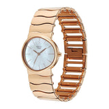 Titan Raga Women's Quartz Analog Watch, Silver Dial, Rose Gold11 Metal Strap, TI-95389WM01