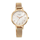 Titan Raga Power Pearls Women's Watch Analog Mother Of Pearl Dial With Rose Gold Mesh Band , 2666WM01