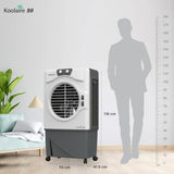 Havells Evaporative Air Cooler 80L For Indoor & Outdoor Powerful Airflow With 3 Side Honeycomb Pads, KOOLAIRE80