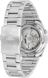 Seiko Men's Mechanical Watch Analog, Blue Dial Silver Stainless Band, SNKD99K
