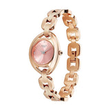Titan Raga Showstopper Women's Watch Analog Pink Dial with Rose Gold Stainless Steel Band, 95306WM01