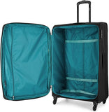 Carlton 55cm, Newbury Plus Soft Top Trolley Bag, Black, NEWBP55BK