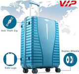 VIP Quest Plus 66cm, 8 Wheel Hardcase Trolley Cross, Teal, QUESTPLUS66TL