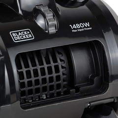 Black+Decker, Dustbowl Bagless Multicyclonic Vacuum Cleaner 1400 Watts, VM1480