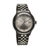 Titan Weekender 60 Hours Power Reserve Concealed Automatic Analog Men's Watch With Gun Dial Dark Gun Stainless Steel Strap, 90201QM02